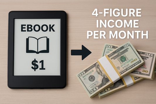 Journey From $1 Ebook to 4-Figure Income Per Month