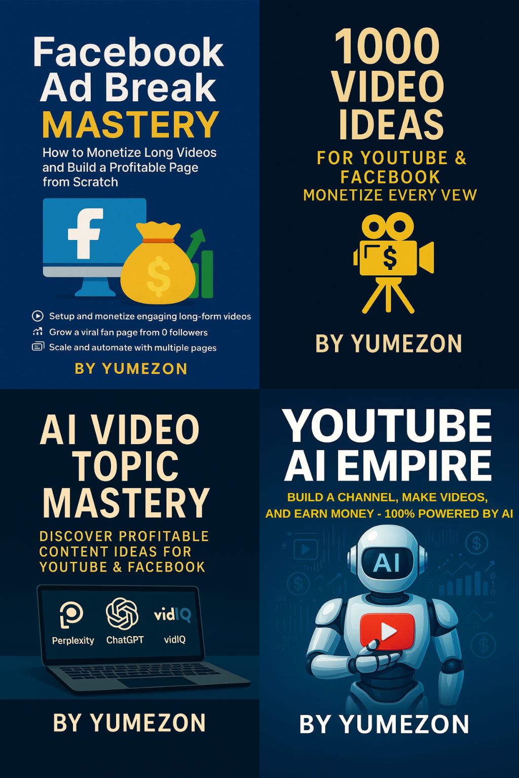 4-Ebook Bundle: Create And Make Money From Video Content